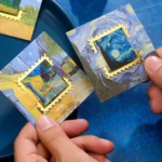 Metal Art Stamp Bookmark Thames Sunset - Image 3