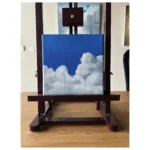 Drawing Clouds easy steps 12 Min - Oil painting - Image 3