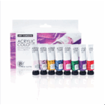 Art Ranger acrylic glitter set 22ml - 8 colors