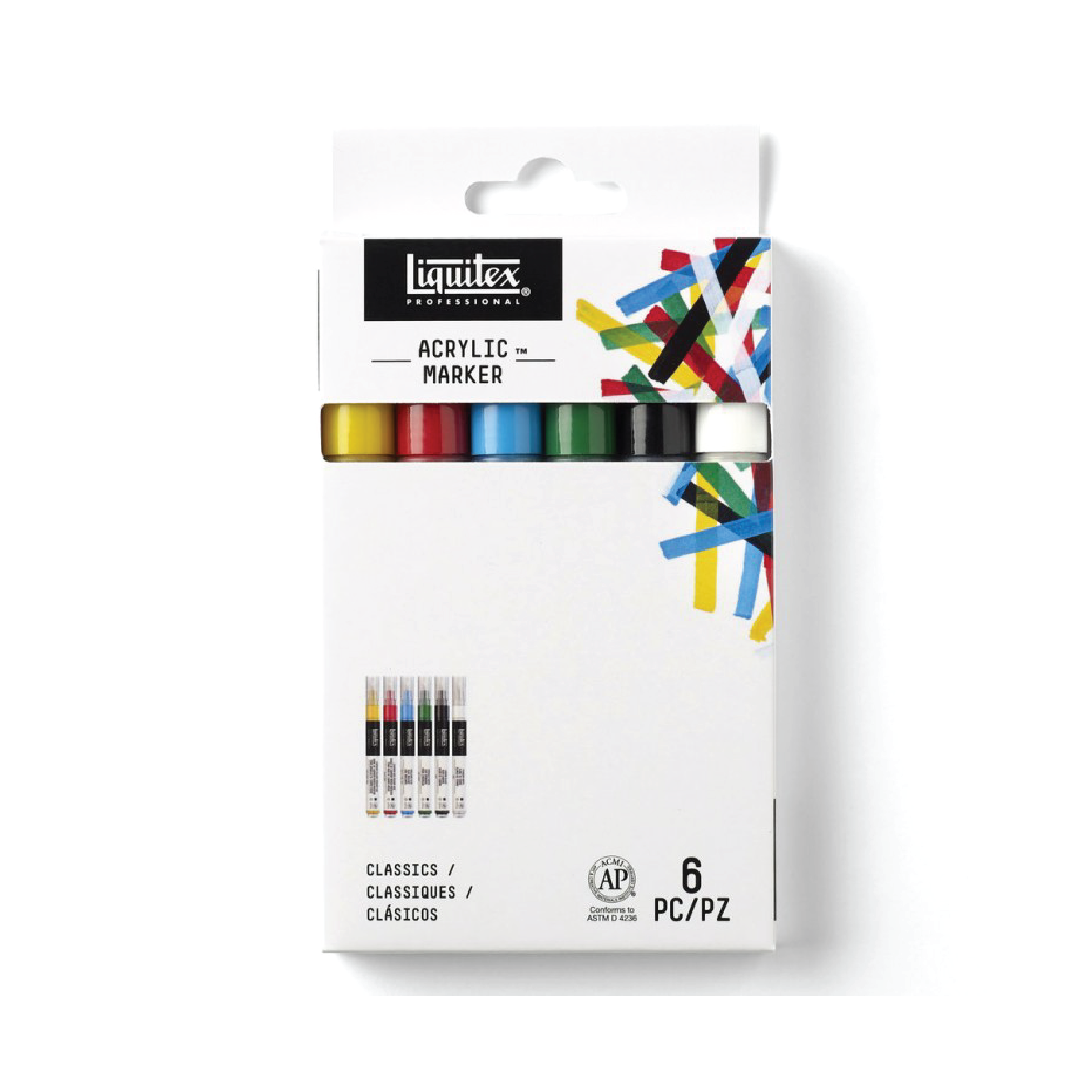 Set of 6 acrylic markers Liquitex Liquitex - Set of 6 acrylic markers Liquitex - Image 1